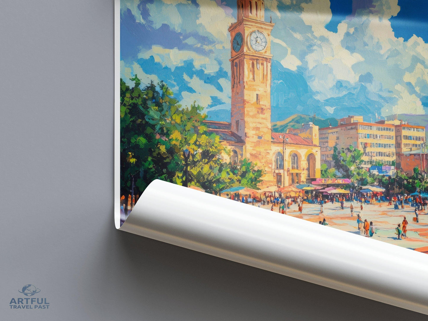 Tirane Poster - Albania Wall Art