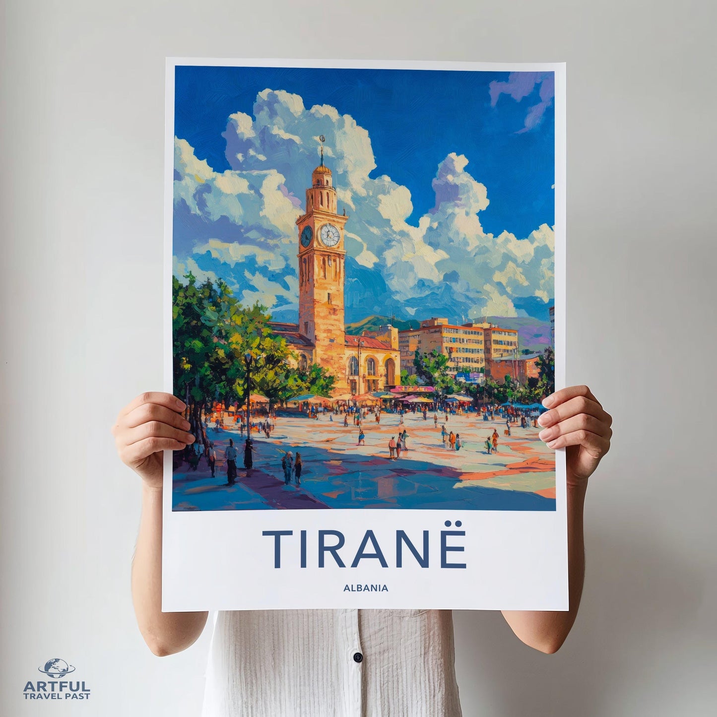 Tirane Poster - Albania Wall Art