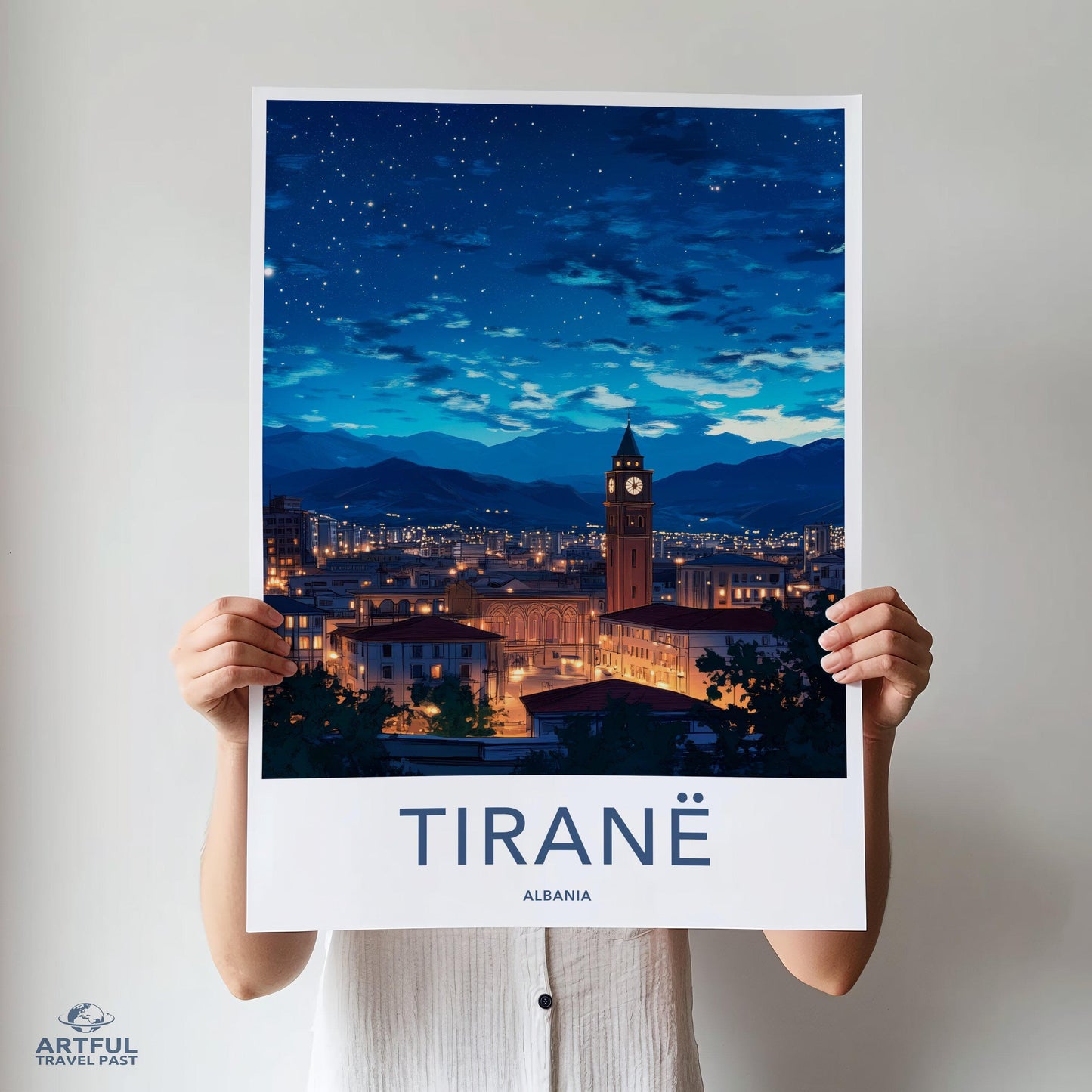 Tirane Poster - Albania Wall Art