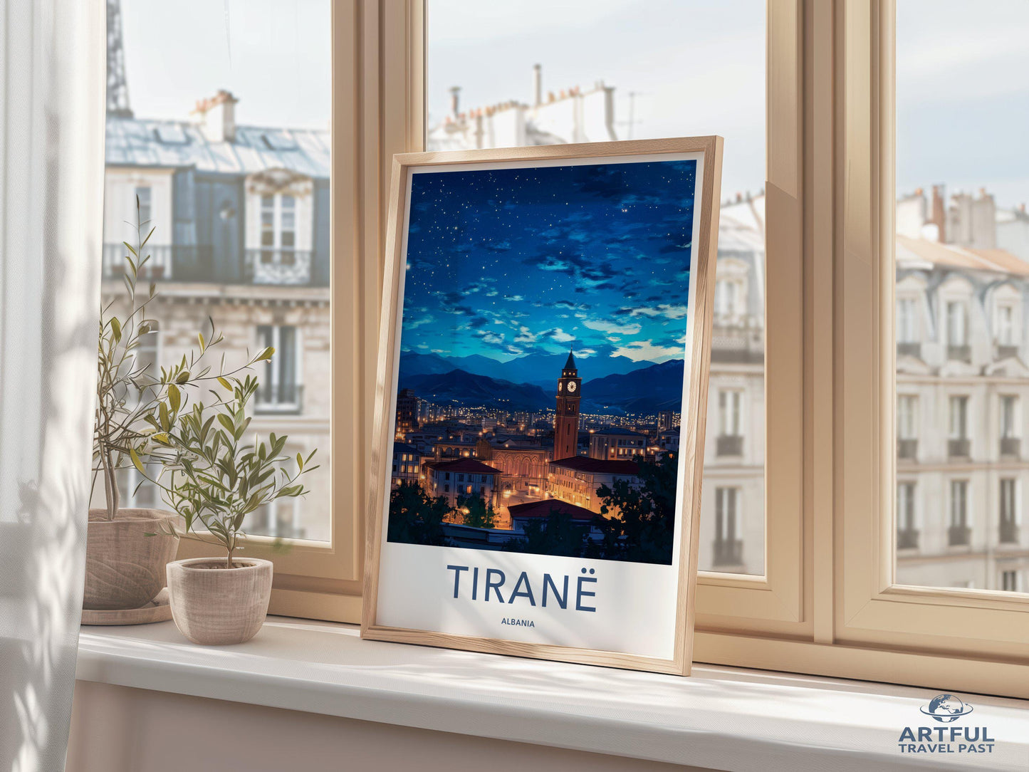 Tirane Poster - Albania Wall Art