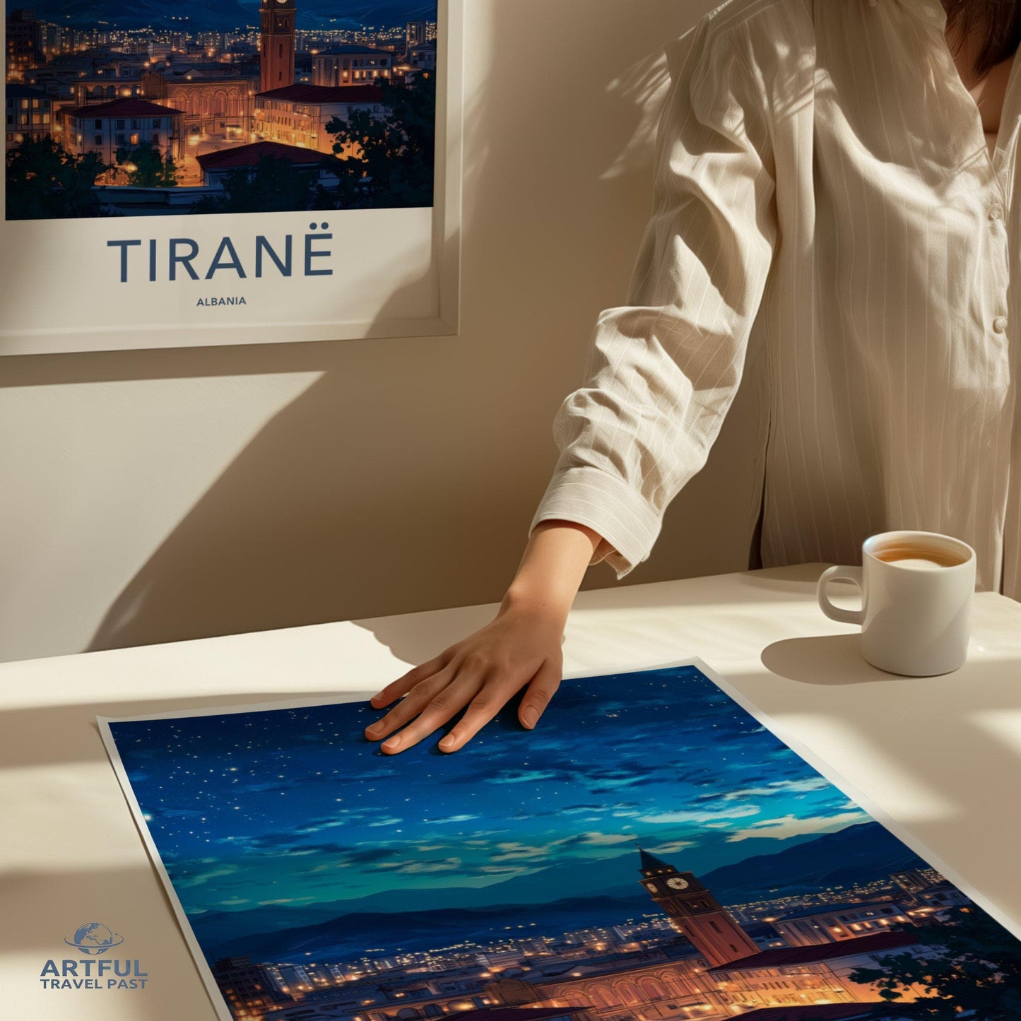 Tirane Poster - Albania Wall Art