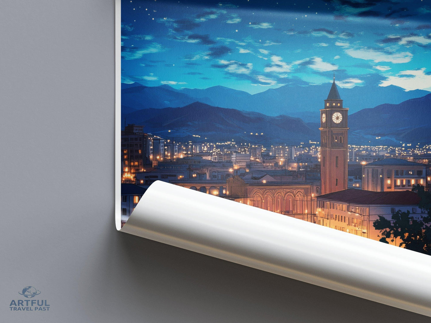 Tirane Poster - Albania Wall Art