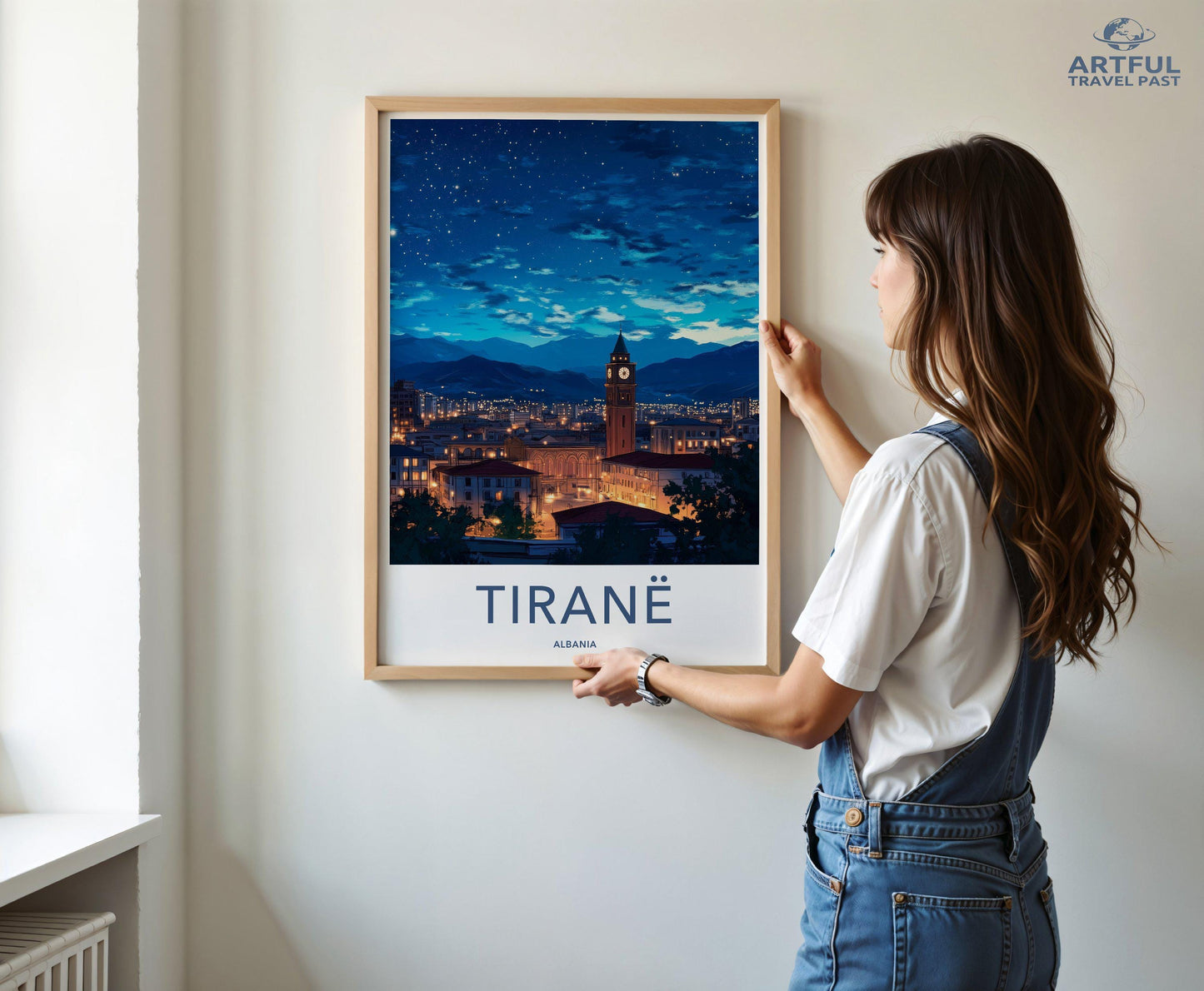 Tirane Poster - Albania Wall Art