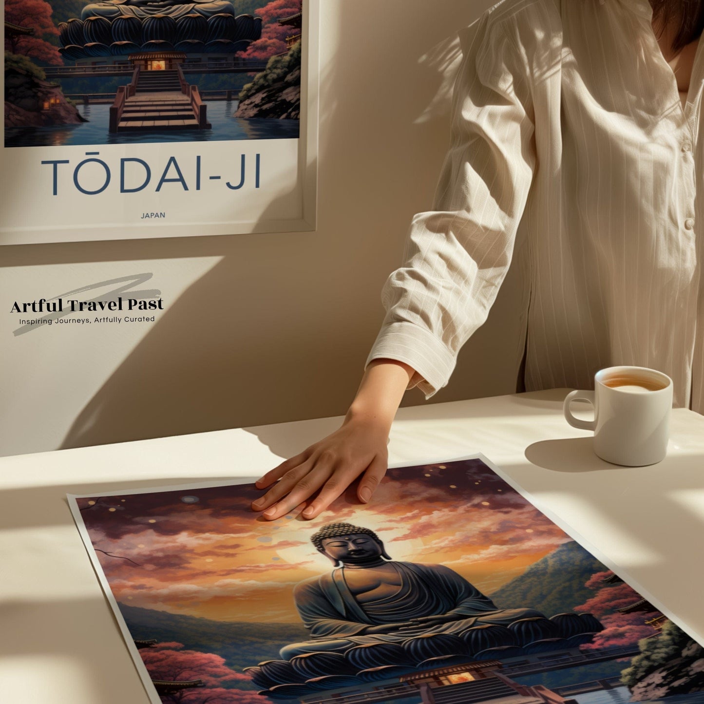 Todai-Ji Temple Poster | Japanese Art | Japan Wall Art