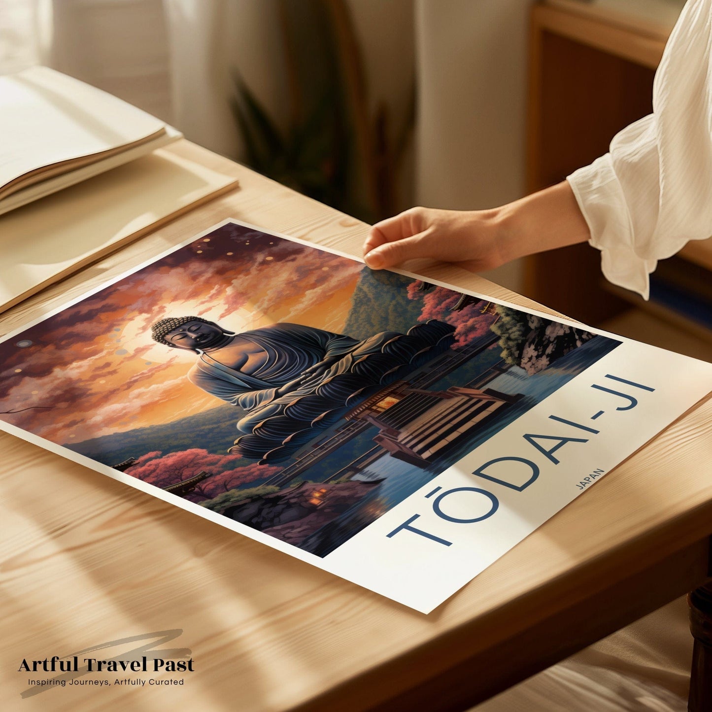 Todai-Ji Temple Poster | Japanese Art | Japan Wall Art
