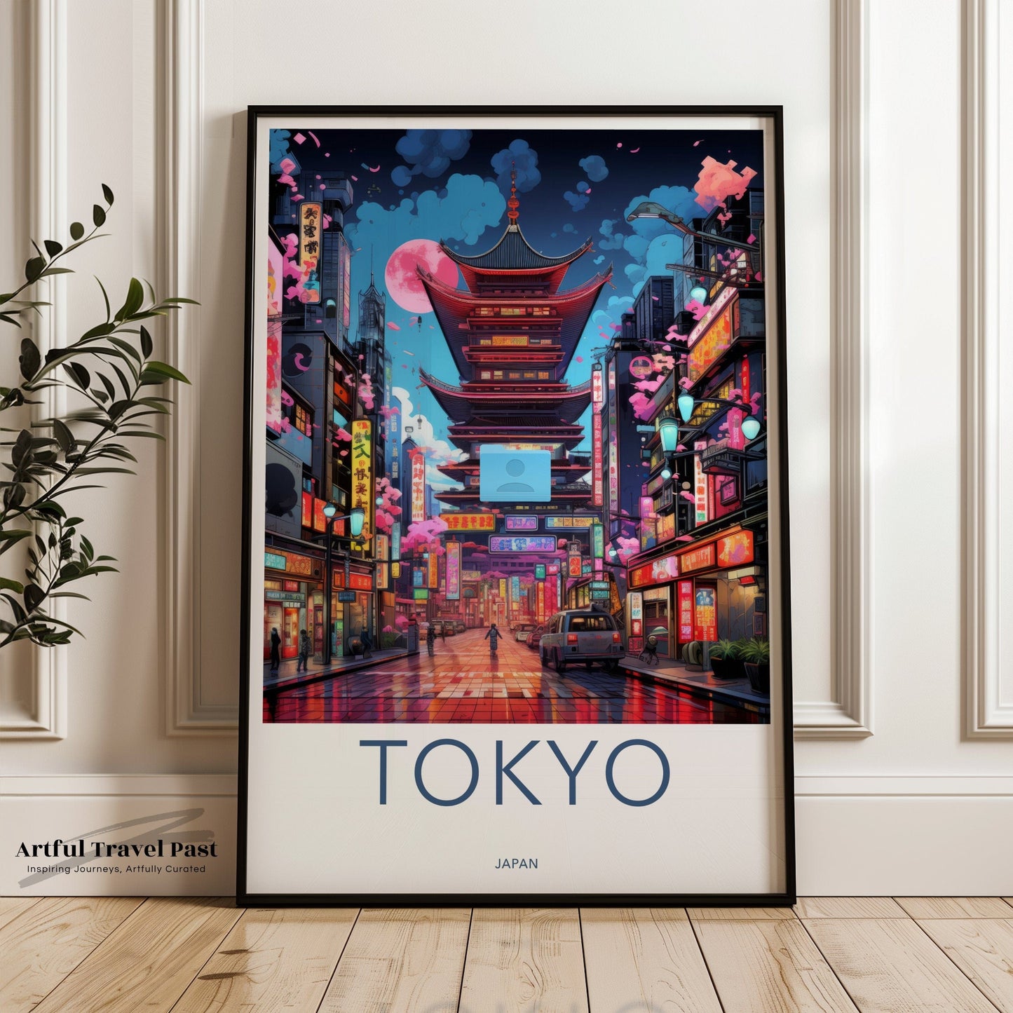 Tokyo Poster | Japan Wall Art | Asia Decor