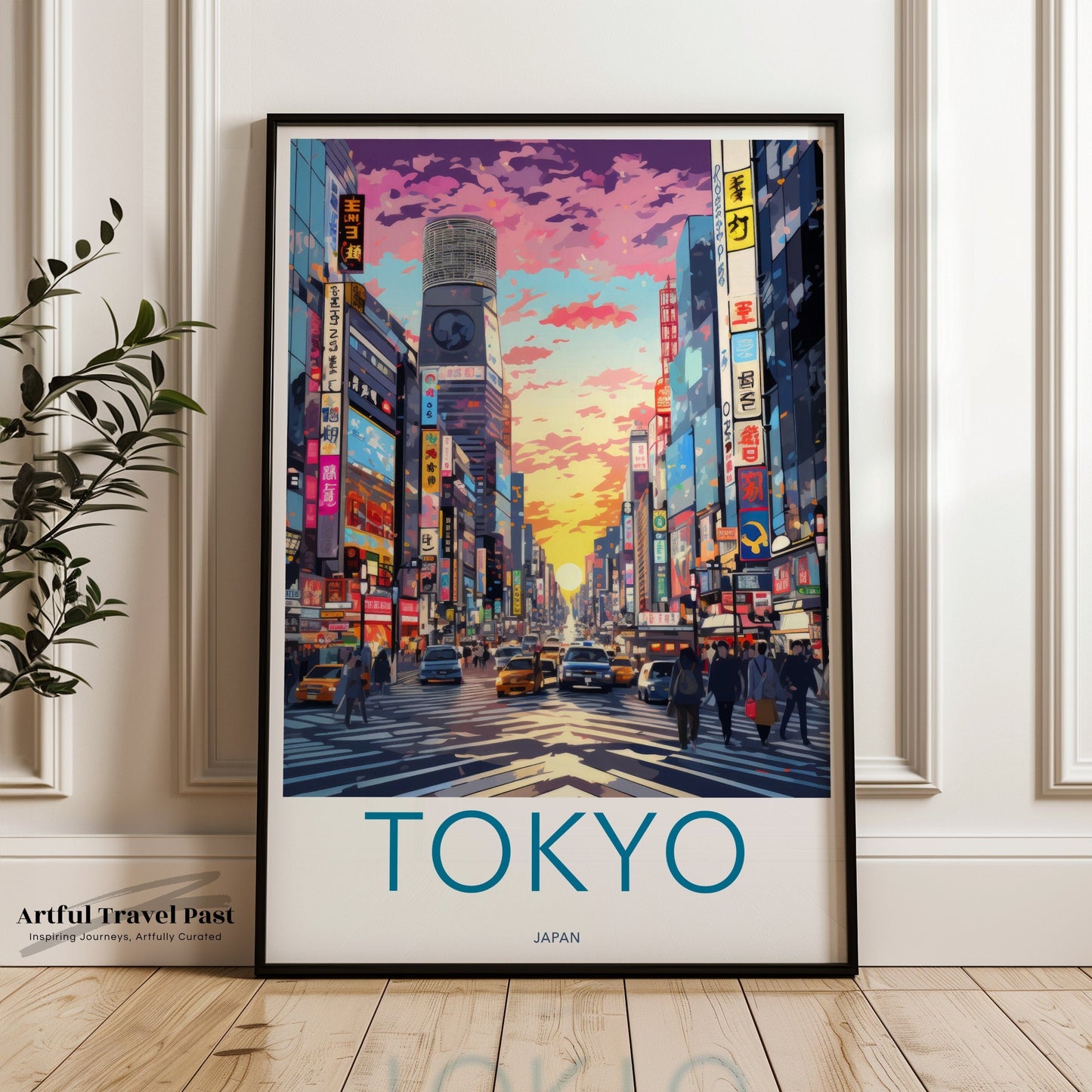 Tokyo Poster | Japan Wall Art | Asia Decor