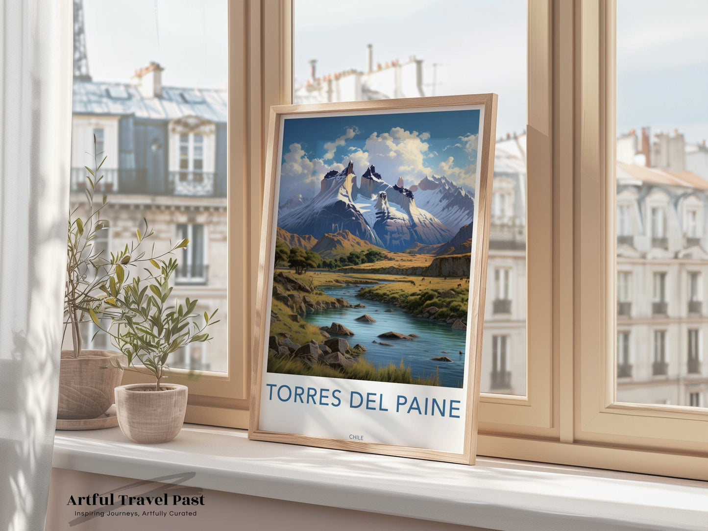 Torres del Paine Poster - Chile Wall Art