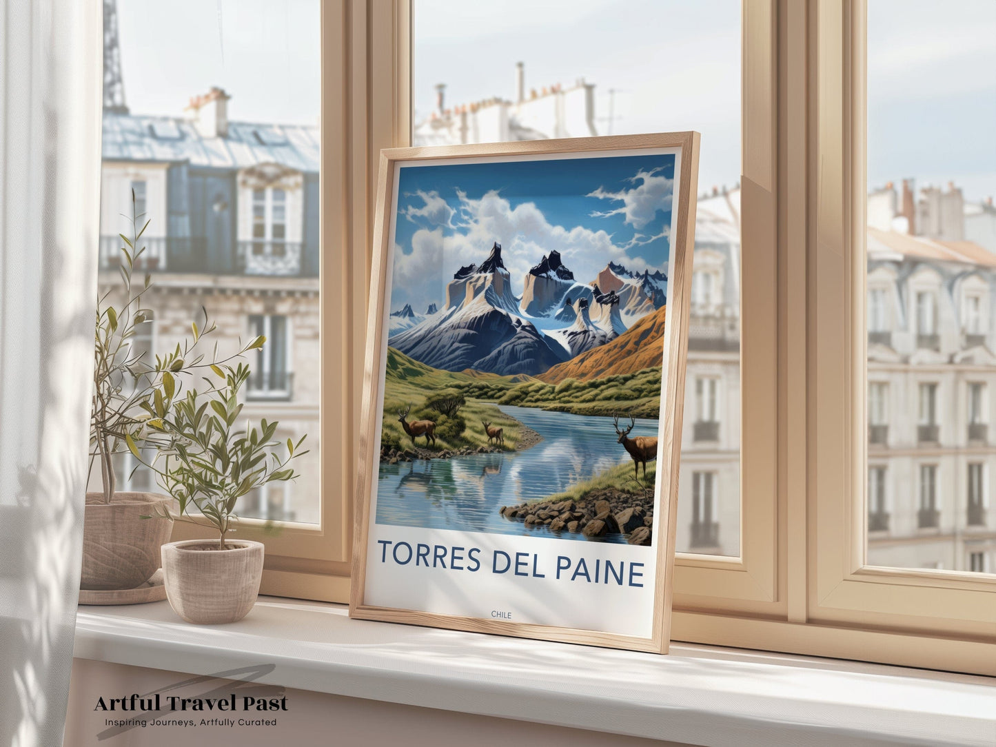 Torres del Paine Poster - Chile Wall Art