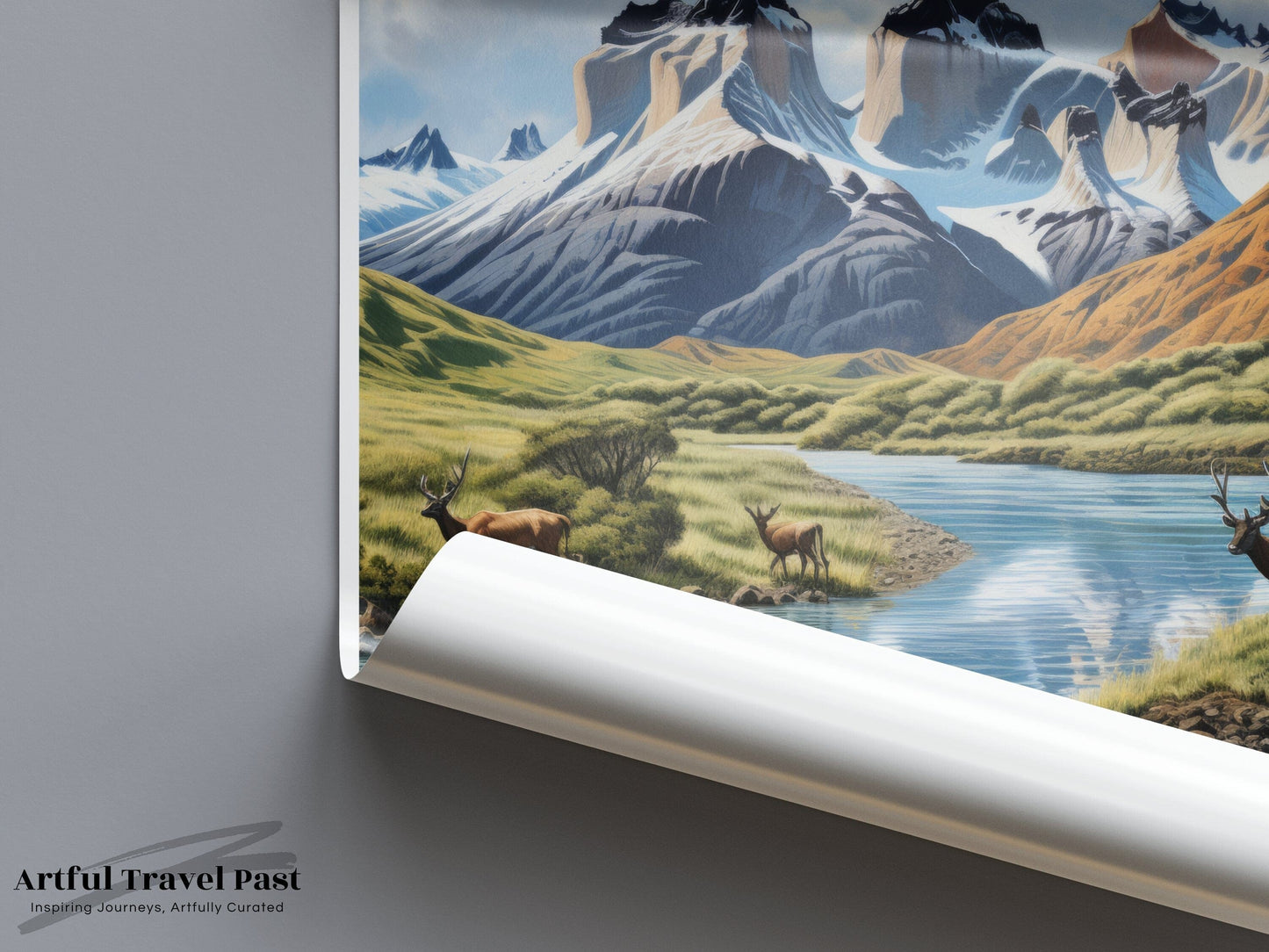 Torres del Paine Poster - Chile Wall Art