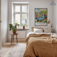 Tórshavn Poster - Faroe Islands Wall Art