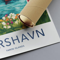 Tórshavn Poster - Faroe Islands Wall Art