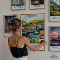 Tórshavn Poster - Faroe Islands Wall Art