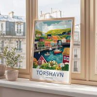 Tórshavn Poster - Faroe Islands Wall Art
