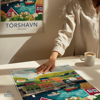 Tórshavn Poster - Faroe Islands Wall Art