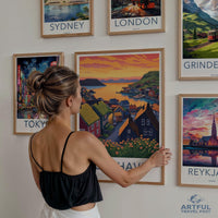 Tórshavn Poster - Faroe Islands Wall Art