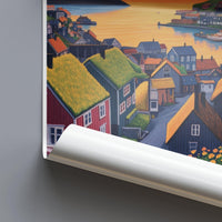 Tórshavn Poster - Faroe Islands Wall Art