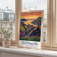 Tórshavn Poster - Faroe Islands Wall Art