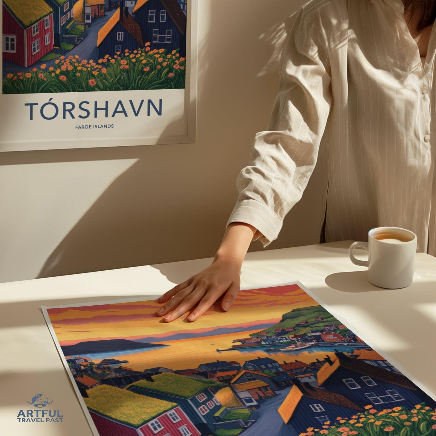 Tórshavn Poster - Faroe Islands Wall Art