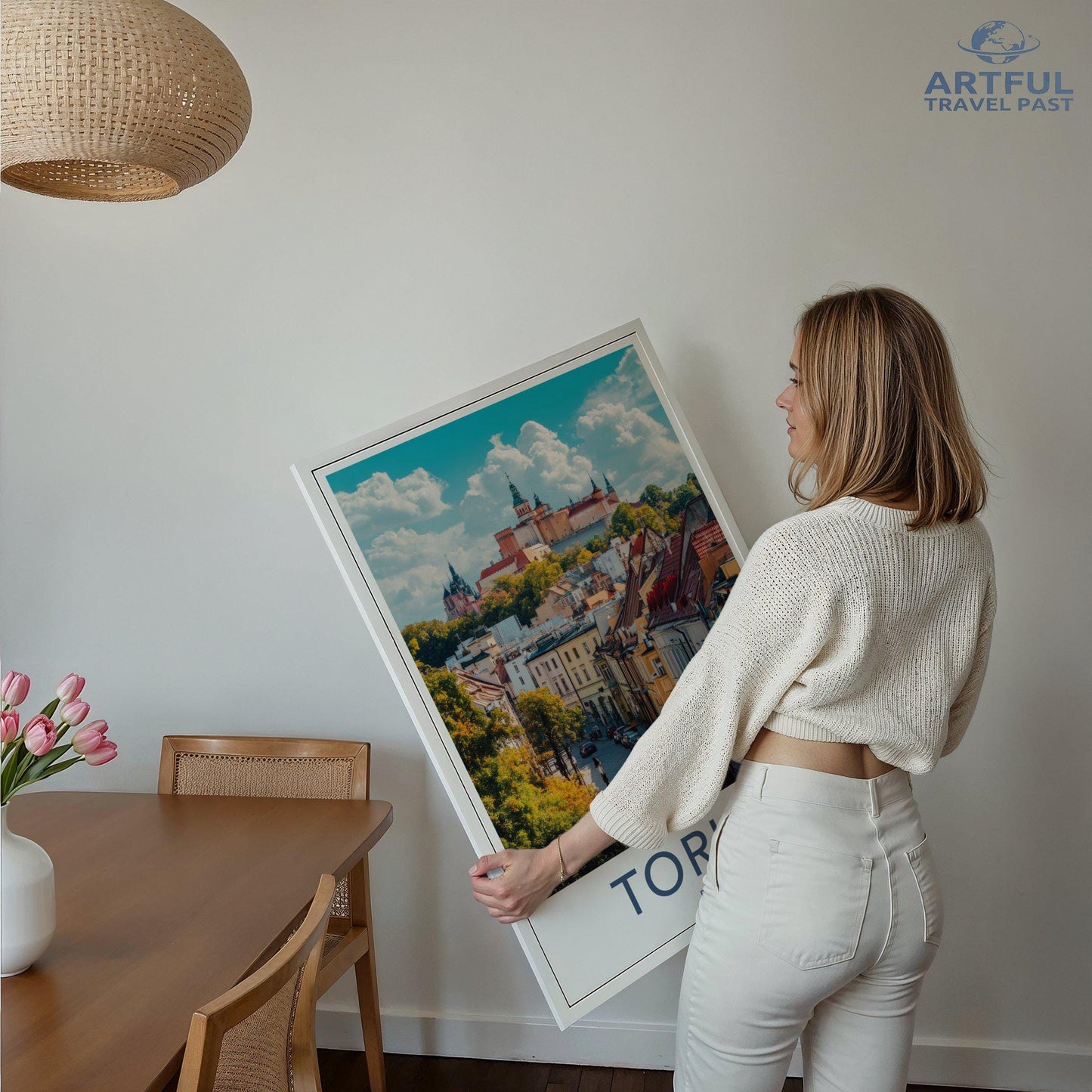 Toruń Poster | Poland Wall Art | Eastern Europe Decor