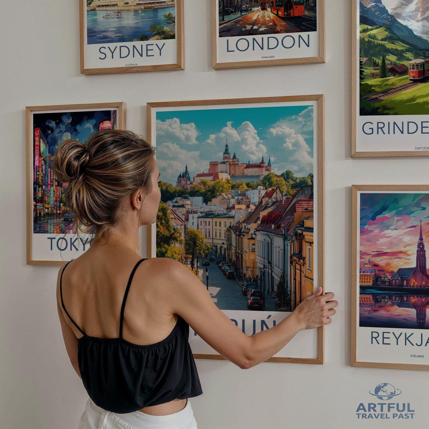 Toruń Poster | Poland Wall Art | Eastern Europe Decor
