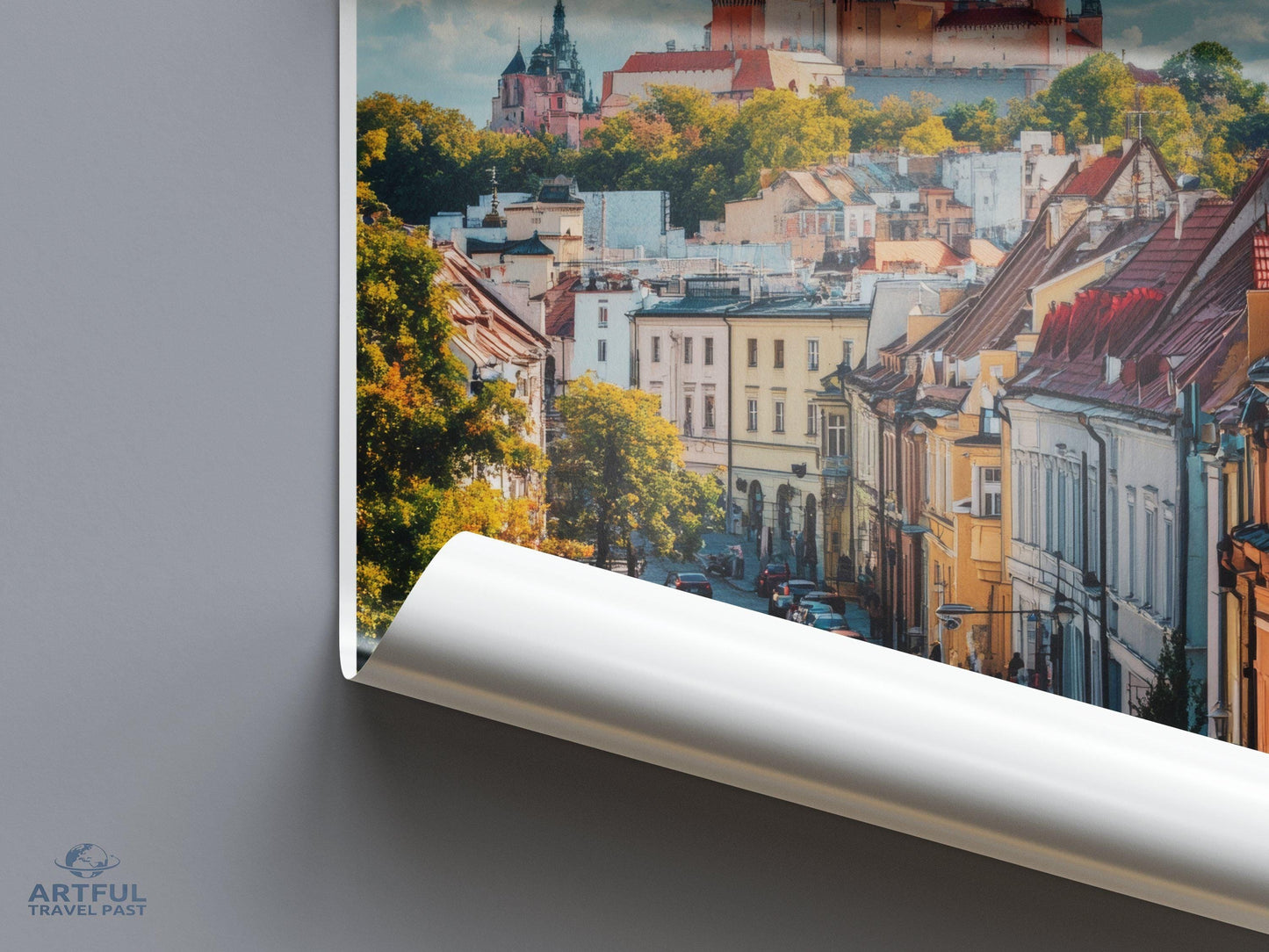 Toruń Poster | Poland Wall Art | Eastern Europe Decor
