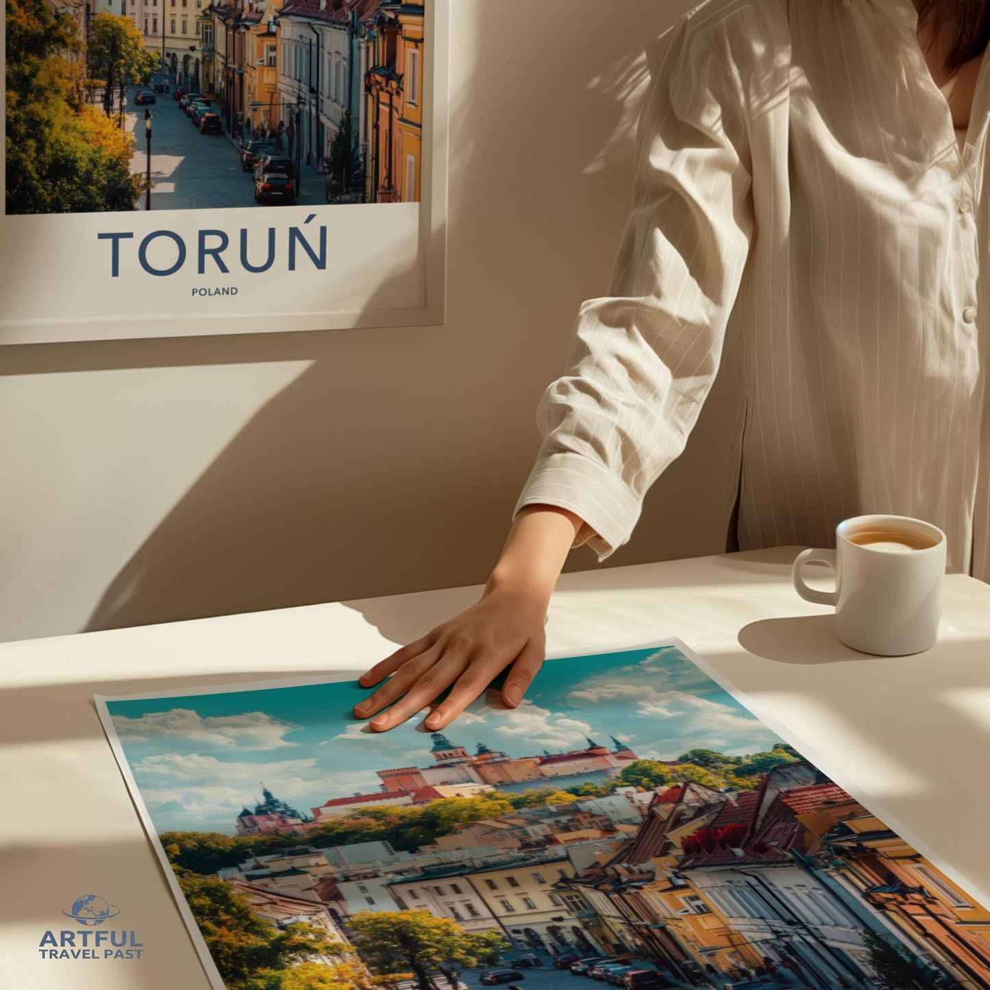 Toruń Poster | Poland Wall Art | Eastern Europe Decor