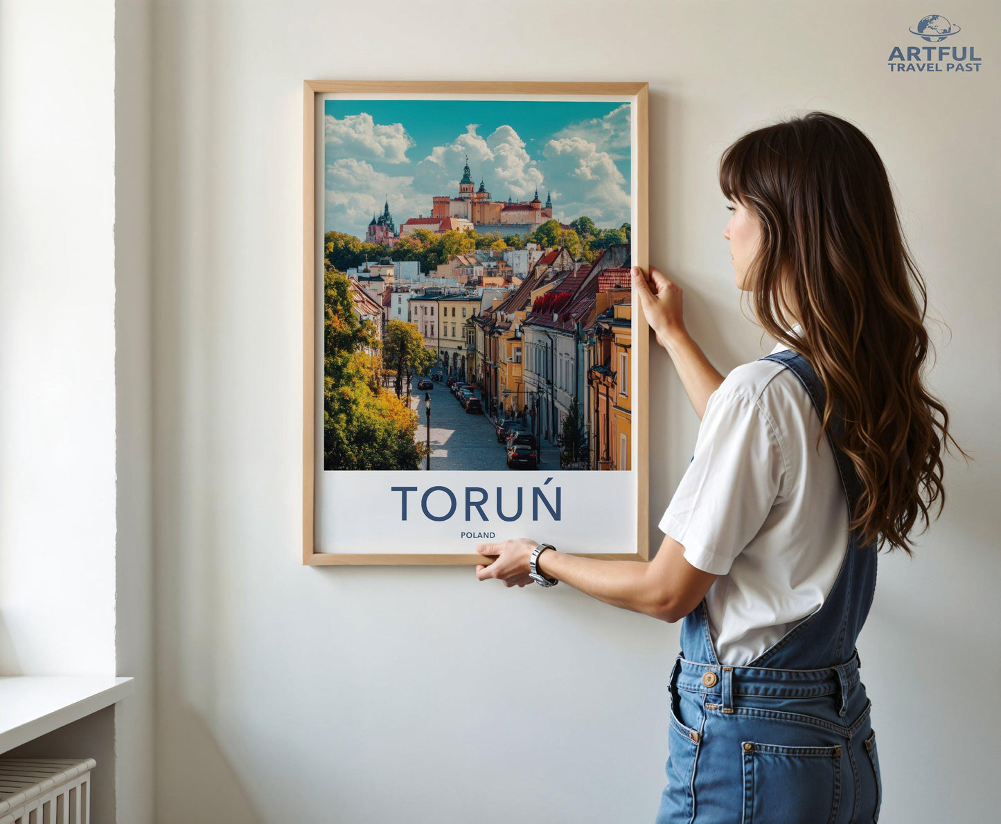 Toruń Poster | Poland Wall Art | Eastern Europe Decor