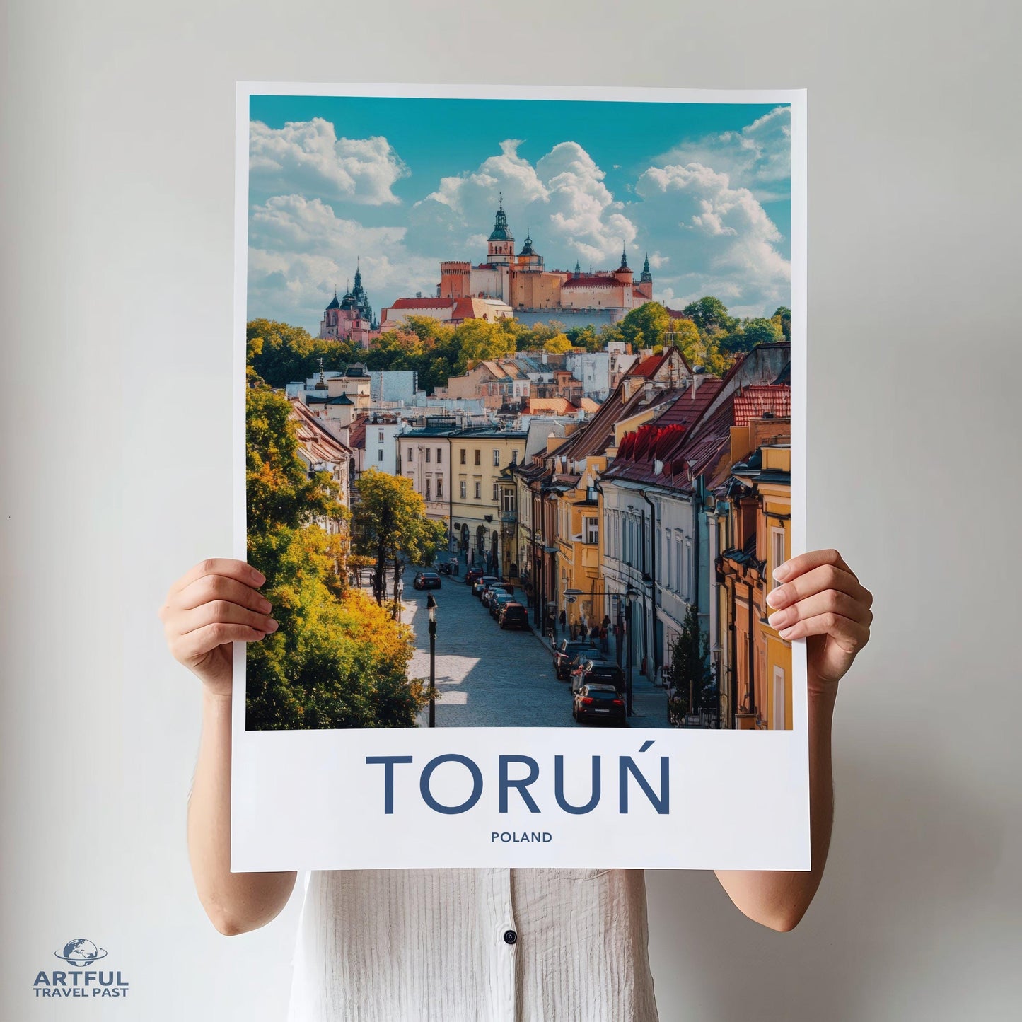 Toruń Poster | Poland Wall Art | Eastern Europe Decor