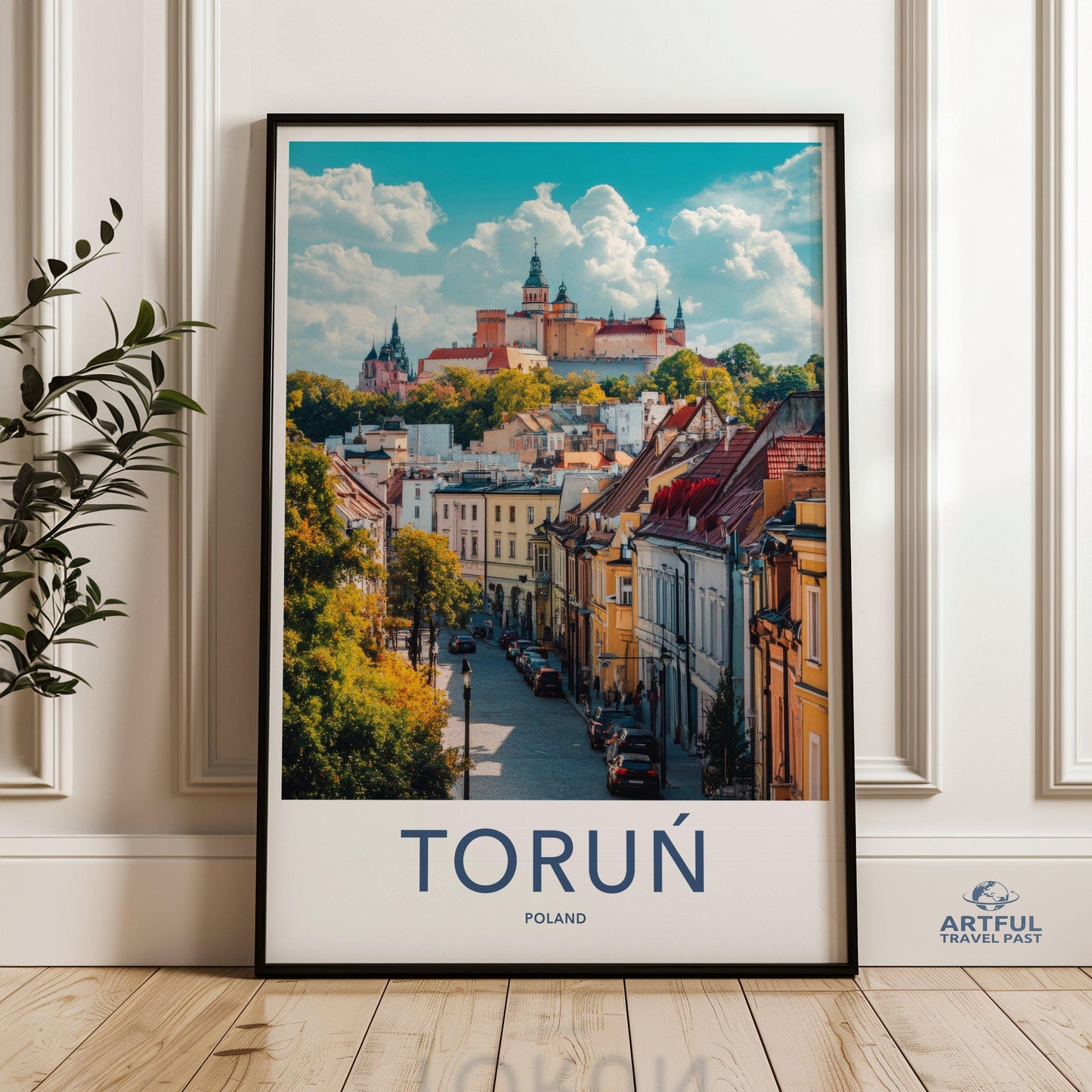 Toruń Poster | Poland Wall Art | Eastern Europe Decor
