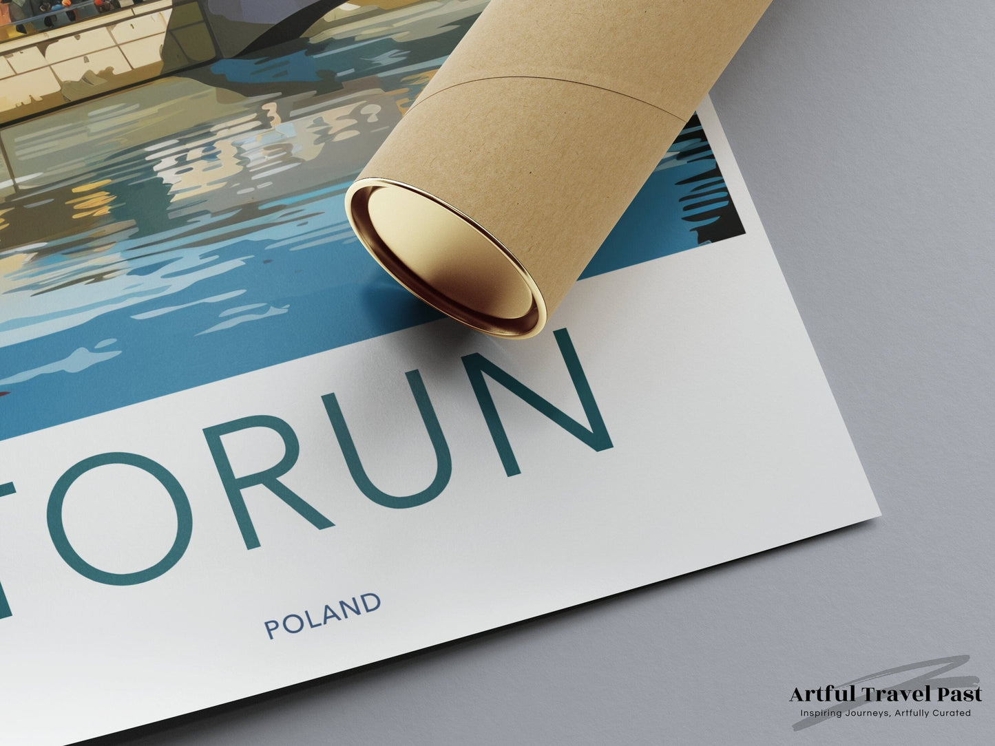 Toruń Poster | Poland Wall Art | Eastern Europe Decor
