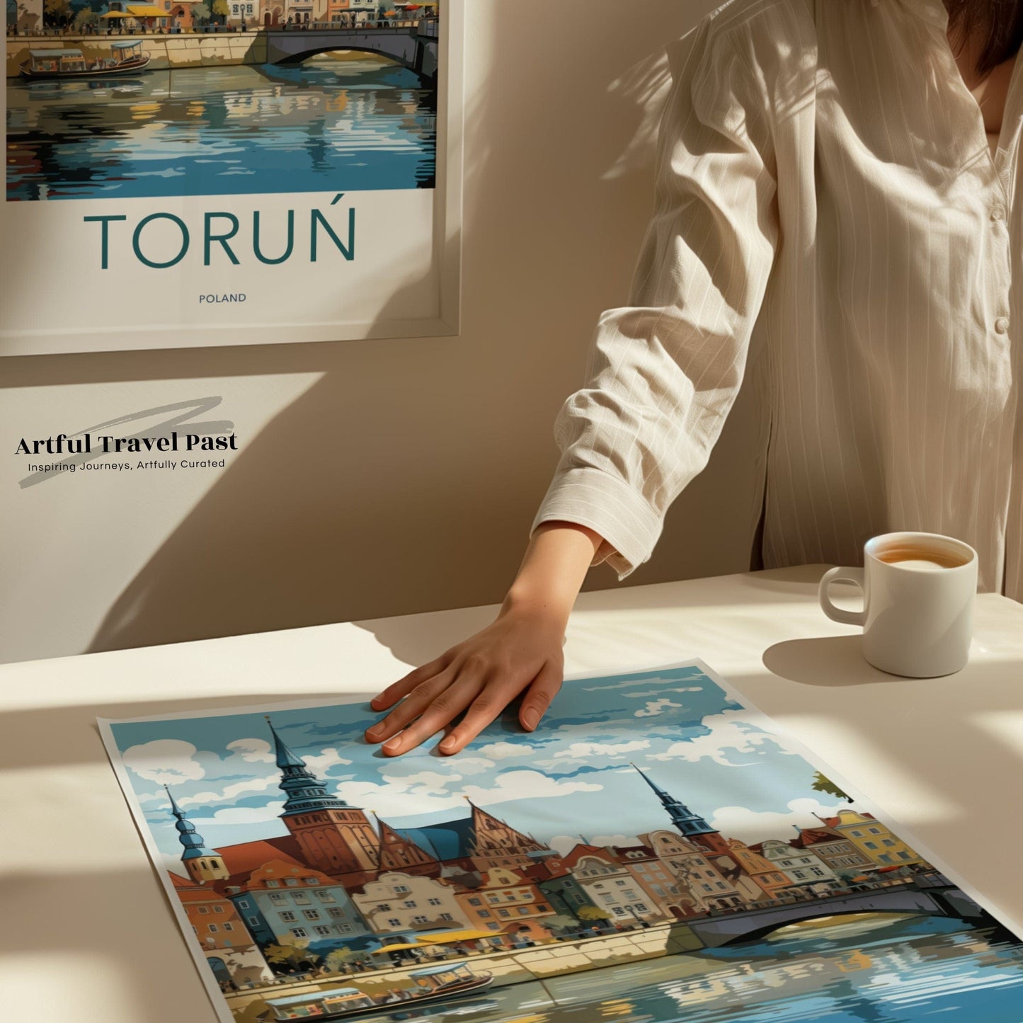 Toruń Poster | Poland Wall Art | Eastern Europe Decor
