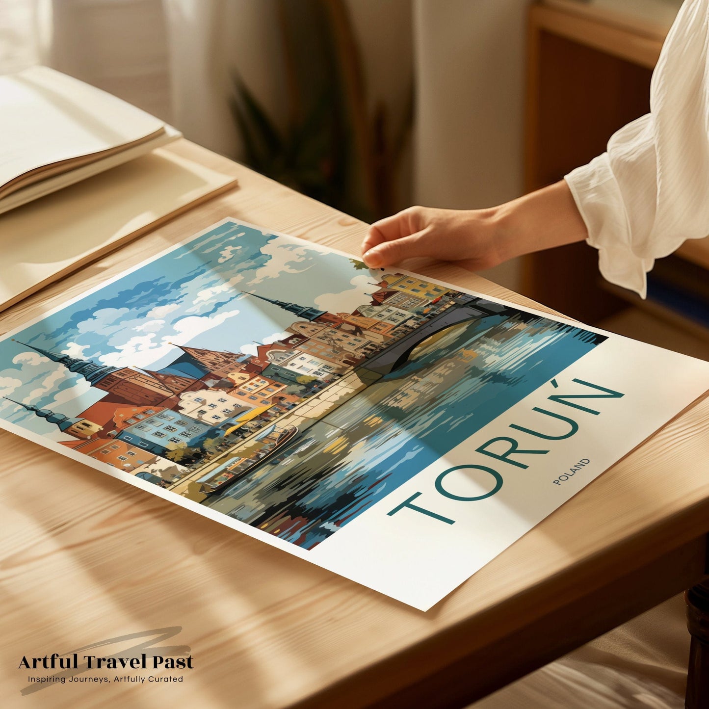 Toruń Poster | Poland Wall Art | Eastern Europe Decor