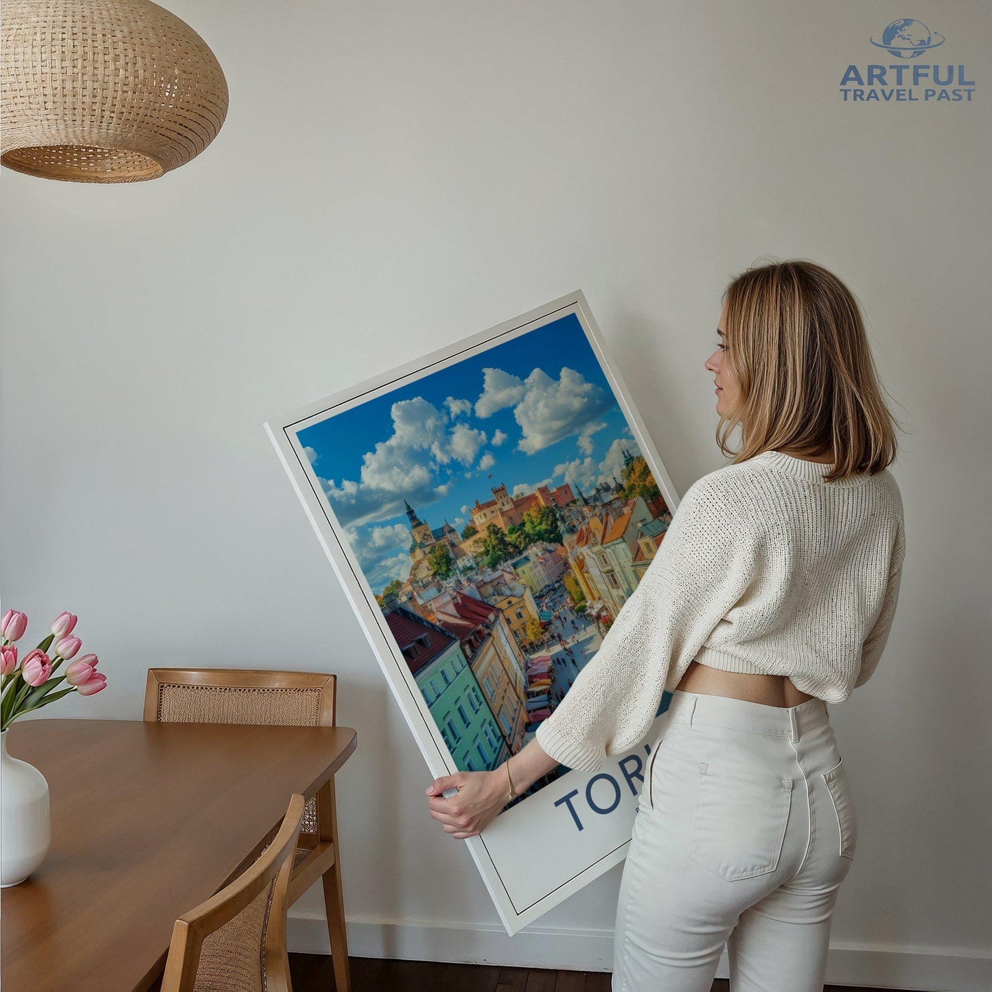 Toruń Poster | Poland Wall Art | Europe Decor