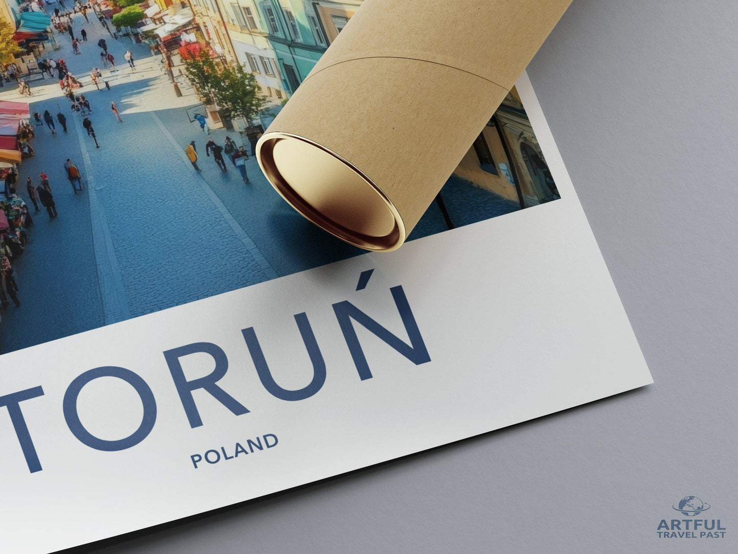 Toruń Poster | Poland Wall Art | Europe Decor