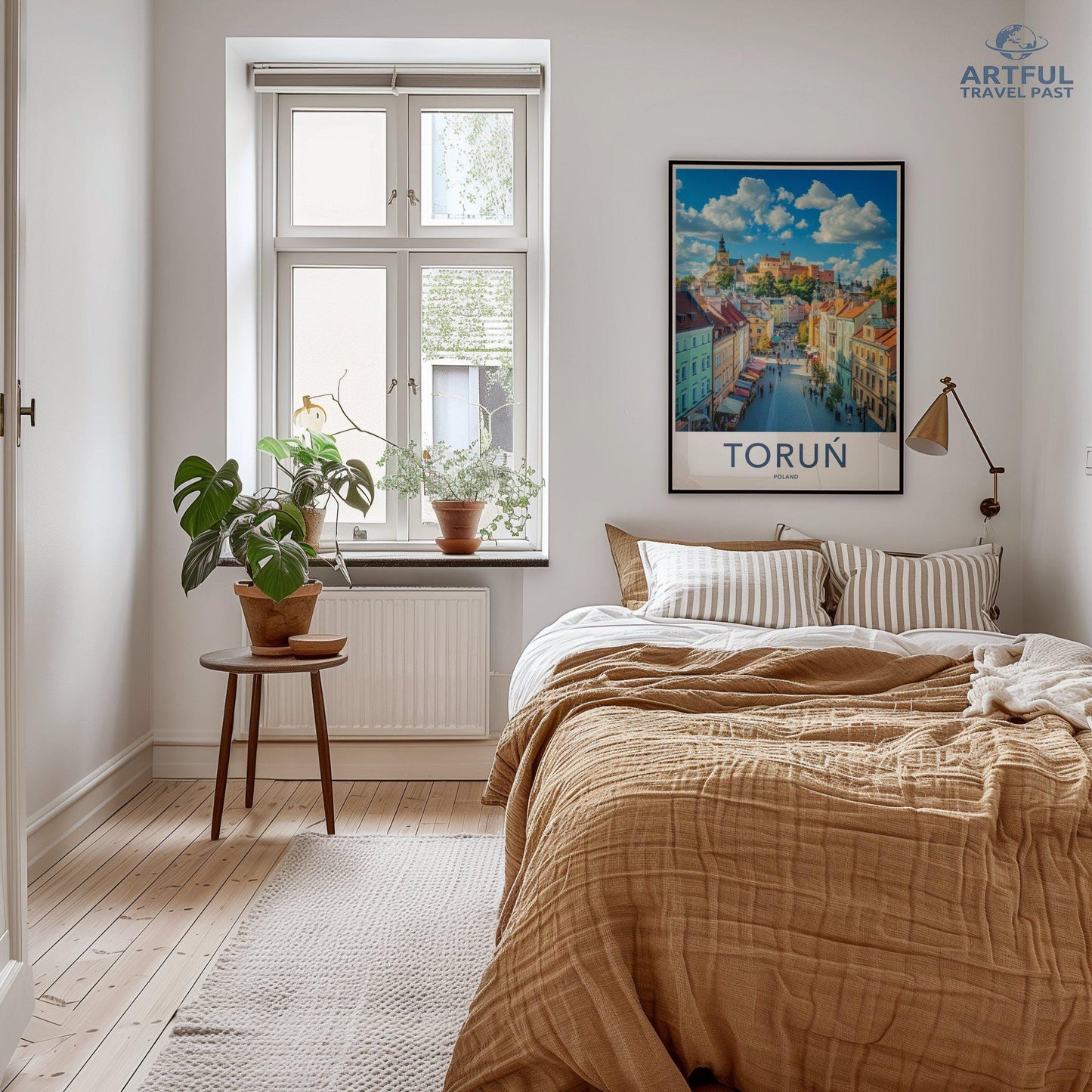 Toruń Poster | Poland Wall Art | Europe Decor
