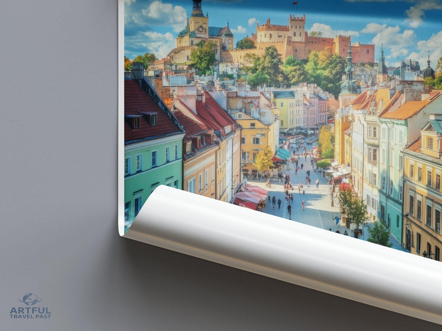 Toruń Poster | Poland Wall Art | Europe Decor