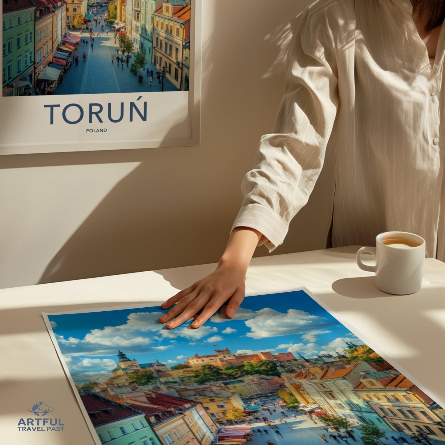 Toruń Poster | Poland Wall Art | Europe Decor