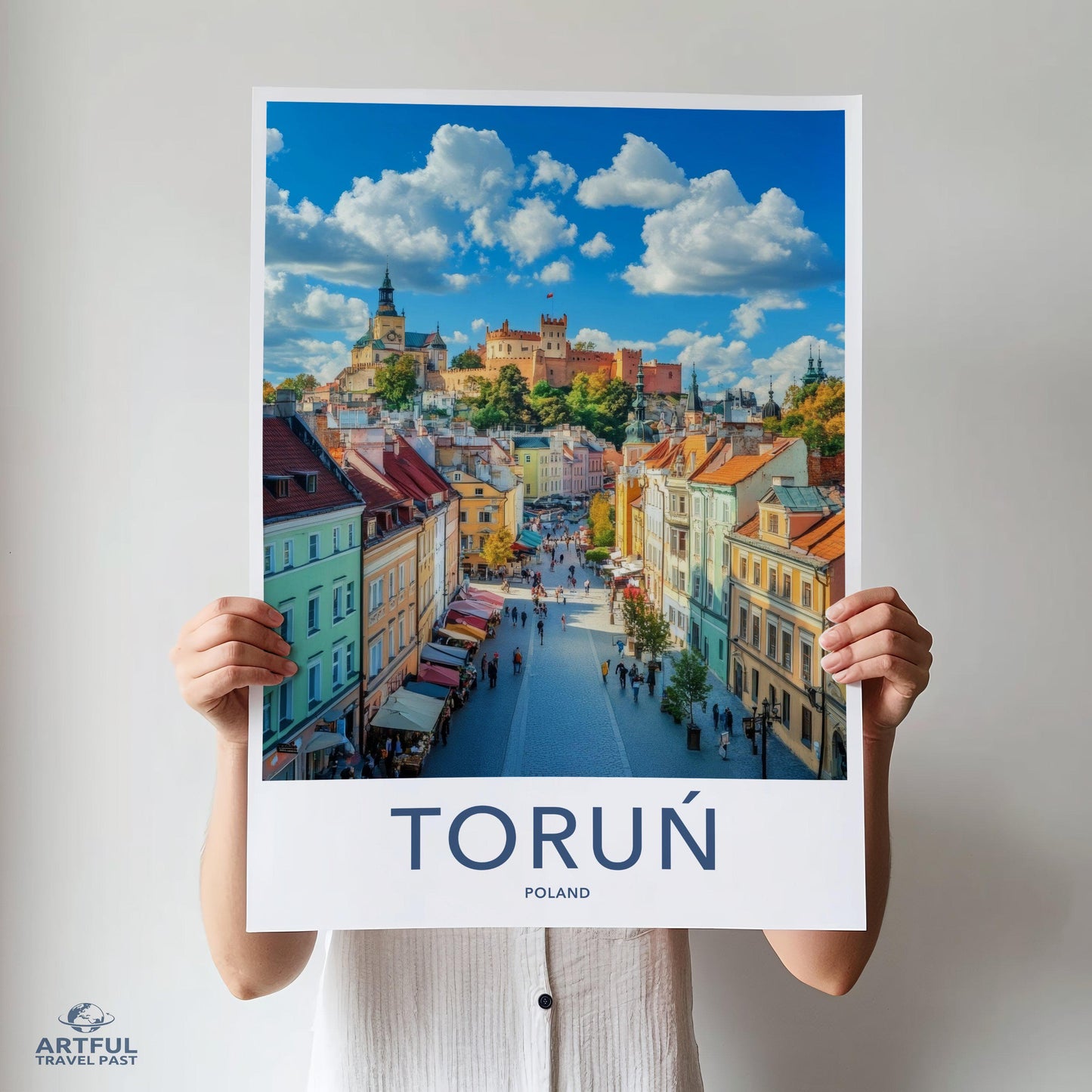 Toruń Poster | Poland Wall Art | Europe Decor
