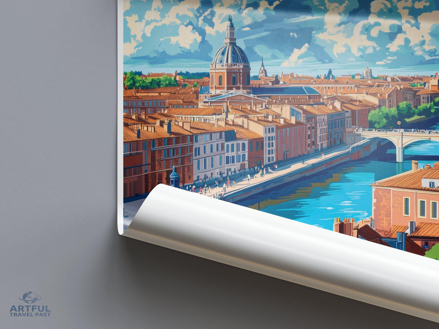 Toulouse Poster - France Wall Art