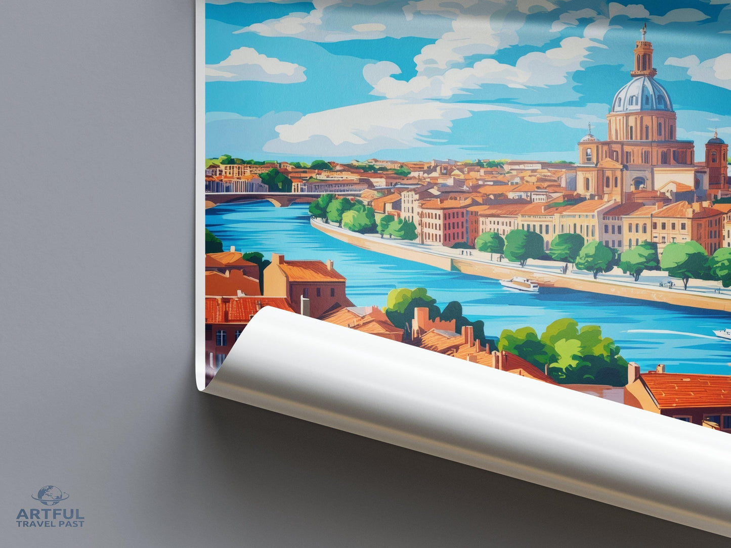 Toulouse Poster - France Wall Art