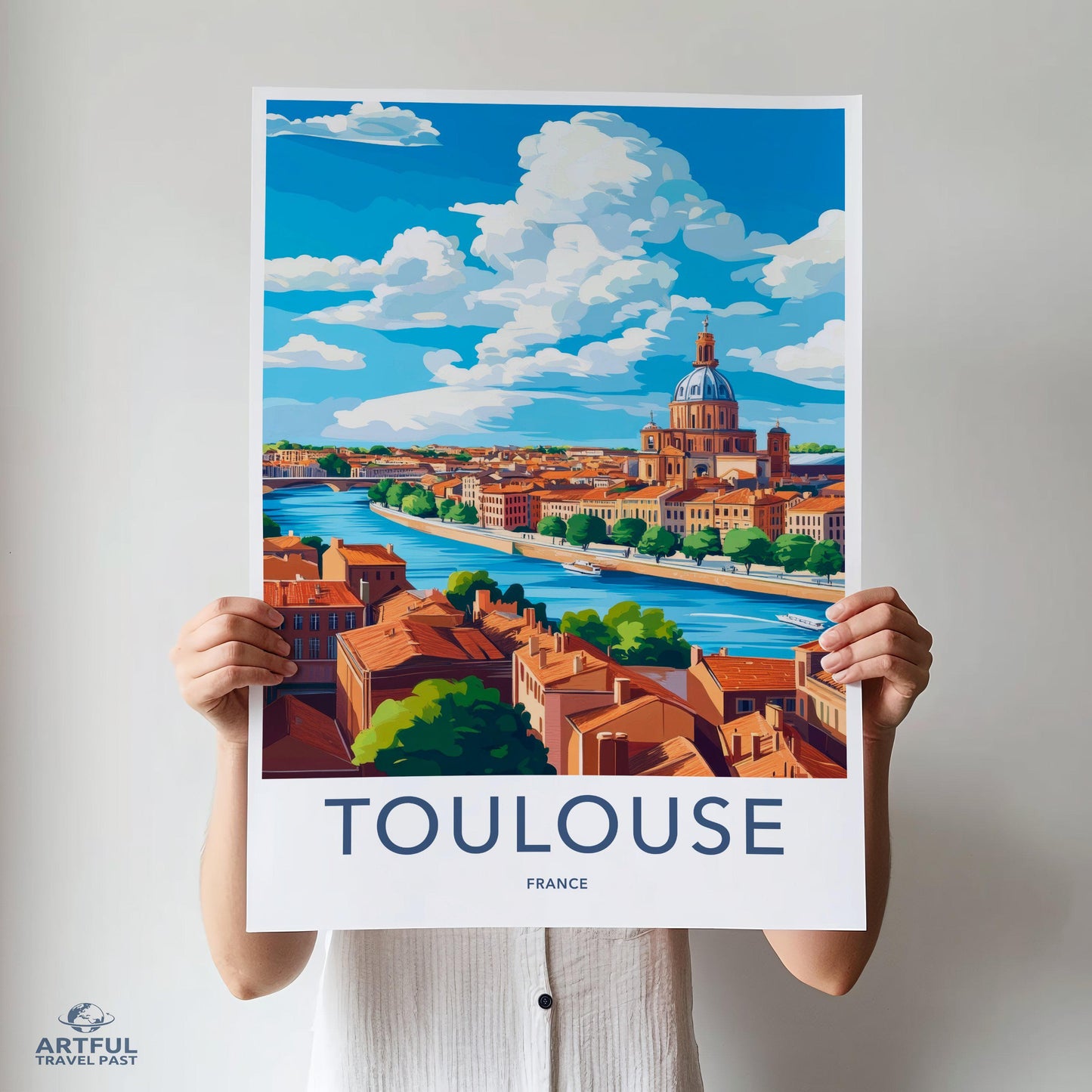 Toulouse Poster - France Wall Art