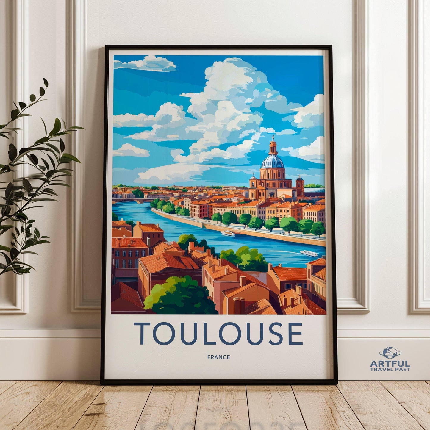 Toulouse Poster - France Wall Art
