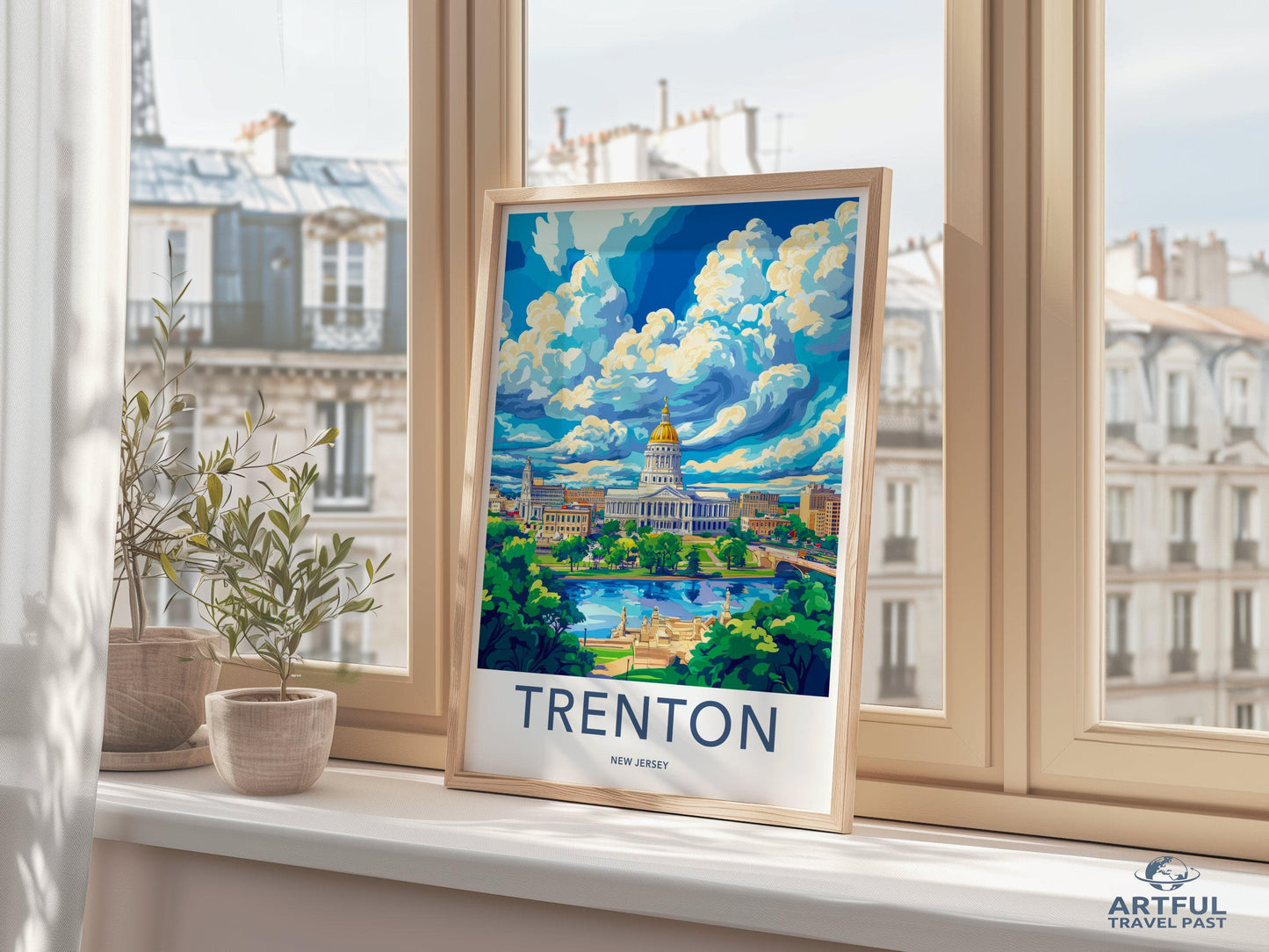 Trenton Poster - New Jersey Wall Art