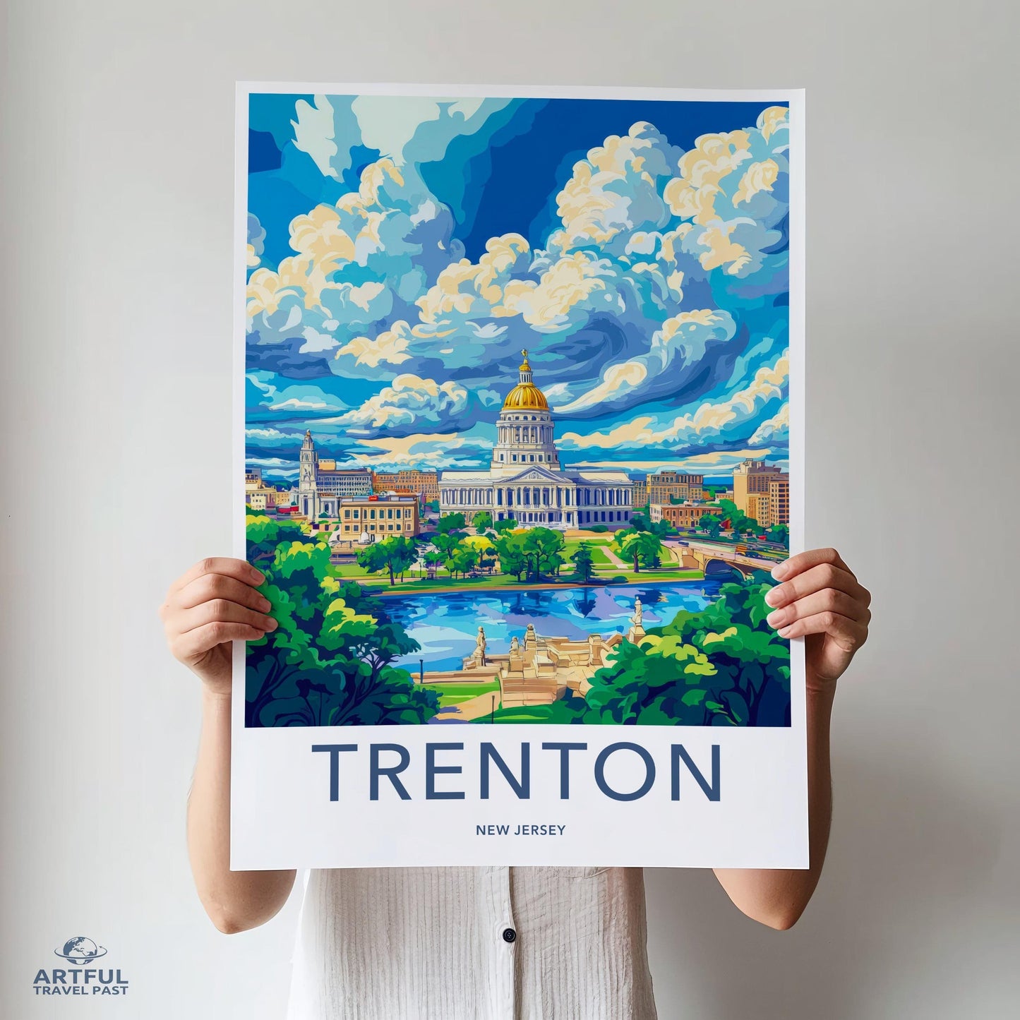 Trenton Poster - New Jersey Wall Art