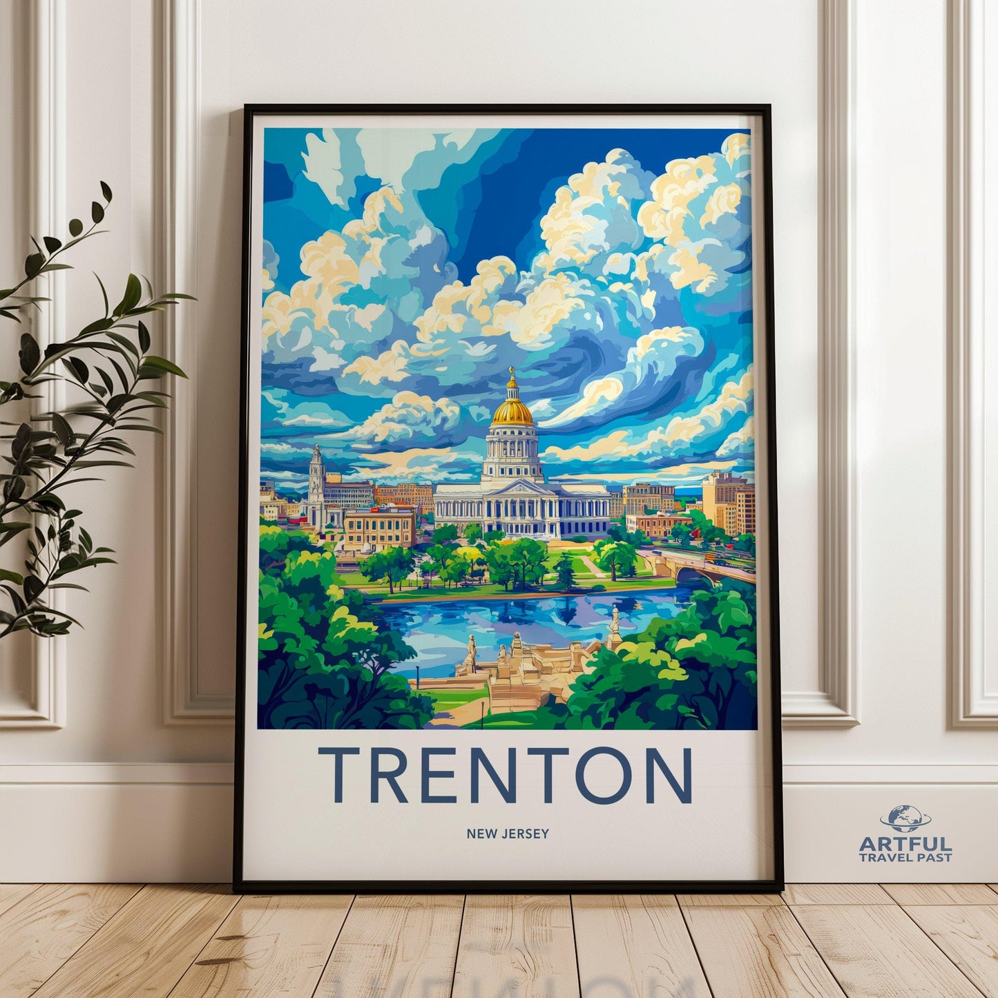 Trenton Poster - New Jersey Wall Art