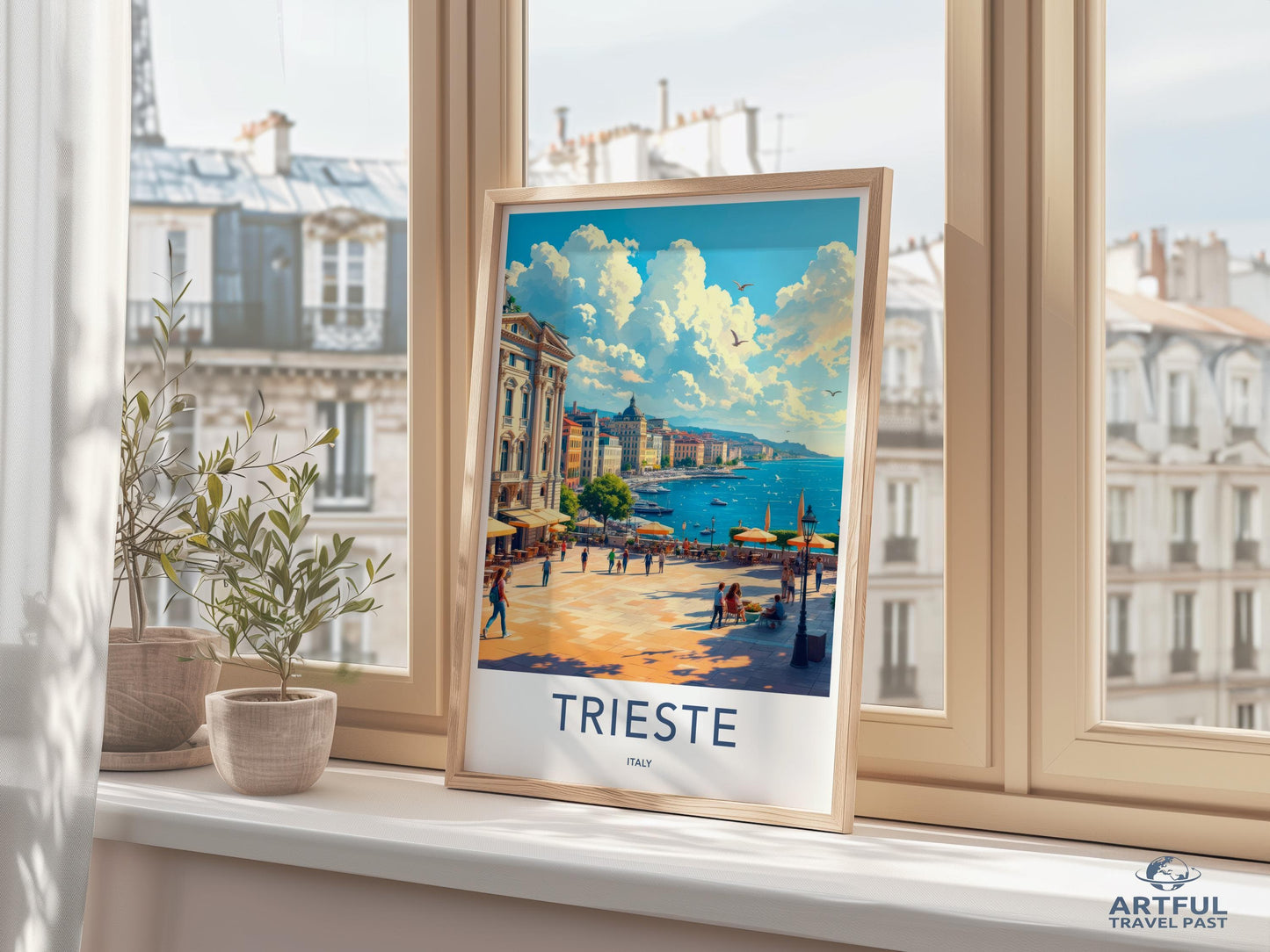 Trieste poster - Italy wall art