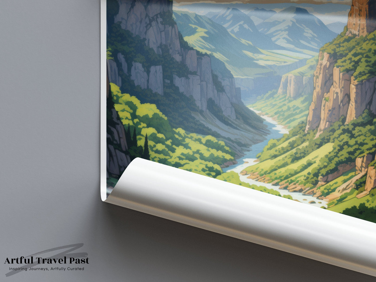 Trigrad Gorge Poster - Bulgaria Wall Art