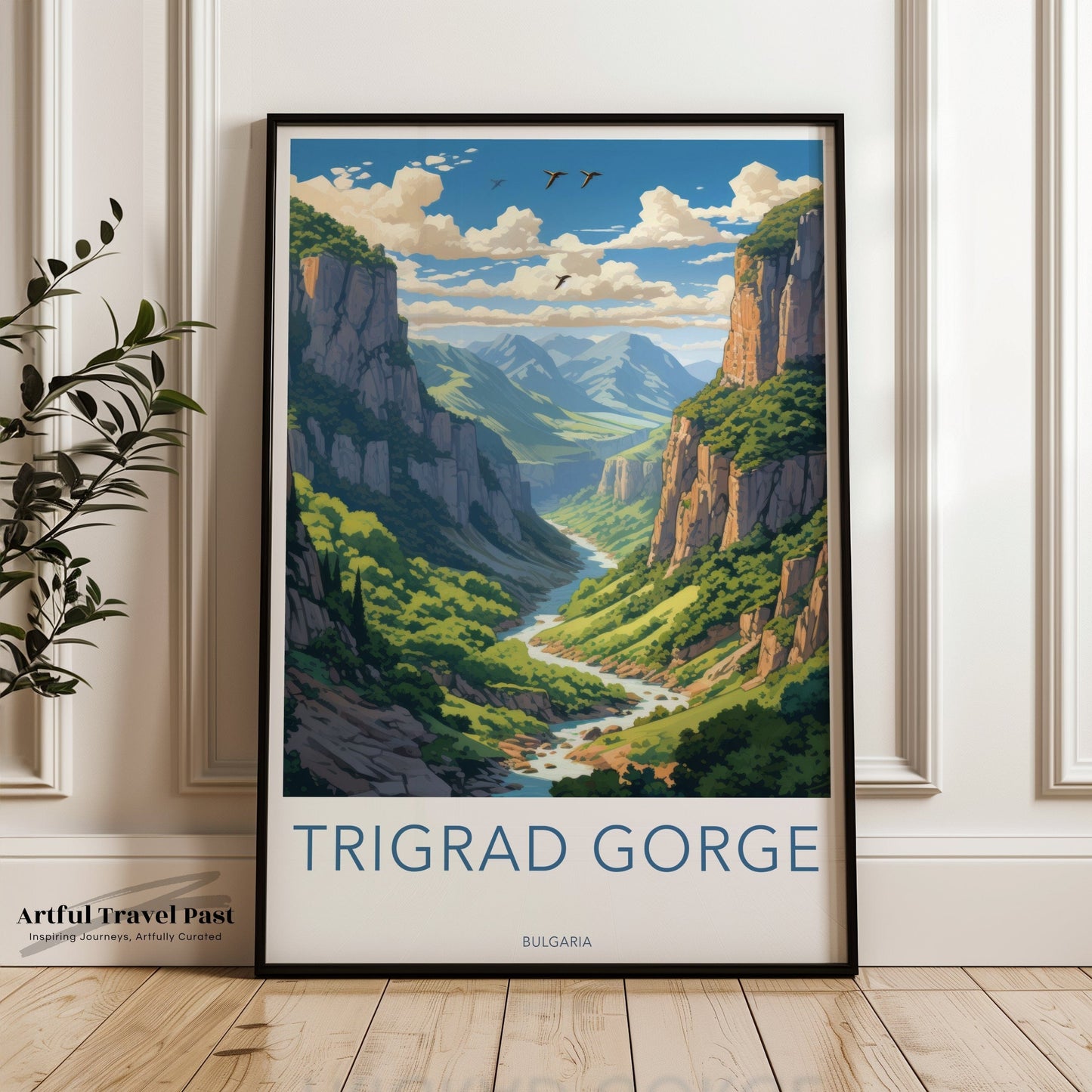 Trigrad Gorge Poster - Bulgaria Wall Art