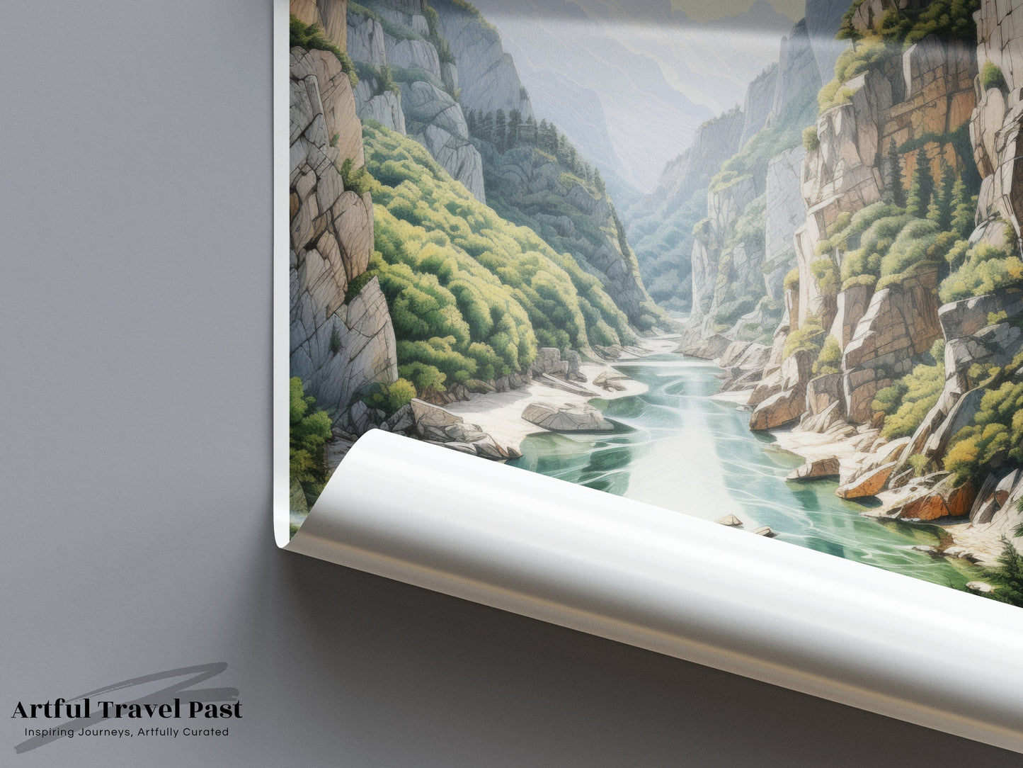 Trigrad Gorge Poster | Bulgaria Wall Art | Eastern Europe Decor